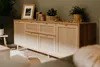 Sideboard Kommode groß Bali | Sonoma Eiche / Rafia Geflecht Produktbild-Vorschau 9