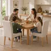 HOMCOM Esszimmerstühle 2er Set Küchenstuhl mit Rückenlehne, Produktbild-Vorschau 8