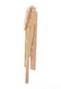A folded wooden step stool shown from the side. Podgląd zdjęcia produktu