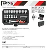 YATO Set di chiavi a bussola scatola di cricchetti 1/2' Anteprima dell’immagine prodotto 11