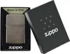 A Zippo lighter is presented in its packaging, with the box open. Náhľad obrázku produktu