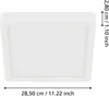 EGLO LED Deckenleuchte Fueva 5, 28,5 cm, Aufbauleuchte, Produktbild-Vorschau 3