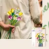Blumenstrauß Bausatz mit Vase - DIY Tulpen Set Geschenk für Produktbild-Vorschau 4