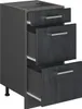 Mobiletto base per cucina Vicco R-Line Calce nera 40 cm Anteprima dell’immagine prodotto 4