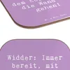 Mr. & Mrs. Panda Untersetzer Glas Spruch Widder Power - Produktbild-Vorschau 5
