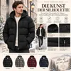 ASKSA Winterjacke Herren Steppjacke mit Kapuze Warme Stepp Produktbild-Vorschau 4