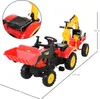 Trettraktor mit Anhänger – Frontlader, verstellbare Produktbild-Vorschau 3