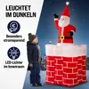MONZANA Aufblasbarer Weihnachtsmann im Kamin 178 cm Produktbild-Vorschau 2