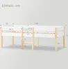 MODFU Kinderbett mit Rausfallschutz 90x200 cm, Weiß (Ohne Produktbild-Vorschau 3