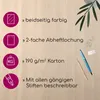 younikat Trennstreifen für Ordner A4 orange 100 Stück I Produktbild-Vorschau 4