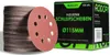 100 x RODOPI Klett Schleifpapier 115mm RedDevil Körnung Mix Produktbild-Vorschau 1