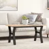 Nohy ke konferenčnímu stolu Y rám 80 x 40 x 43 cm ocel Náhled obrázku produktu 2