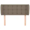 vidaXL Kopfteil mit Ohren Taupe 83x23x78/88 cm Stoff -  Produktbild-Vorschau 4