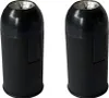 2 x Relco Fassung E14 M10 Gewinde Lampenfassung Schwarz Produktbild-Vorschau 1