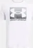Under Armour Lose verpacktes Sport-Grafik-T-Shirt, Weiß XL Produktbild-Vorschau 5