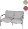 Aluminiowa ławka ogrodowa HWC-O11, 2-osobowa sofa ogrodowa, Podgląd zdjęcia produktu 8