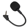 A close-up studio shot of a black replacement headset microphone with a 3.5mm jack. Náhled obrázku produktu