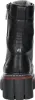 Back view of a black leather boot with a chunky platform sole. Produktbild-Vorschau