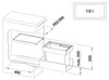 BLANCO FLEXON II 30/1 Mülltrennsystem Frontauszug / Produktbild-Vorschau 13
