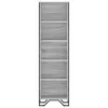 vidaXL Knihovna Grey Sonoma 50x31x169 cm Materiál na bázi Náhled obrázku produktu 4