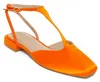 Montevita Ballerinas aus orangefarbenem Satin mit niedrigem Produktbild-Vorschau 3