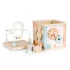 Dřevěné vzdělávací kostky Ecotoys Náhled obrázku produktu 2