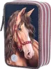 A close-up of a pencil case with a horse design. Náhled obrázku produktu