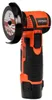 A cordless angle grinder is shown against a white background. Podgląd zdjęcia produktu