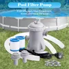Poolfilterpumpe 330 GPH Planschbecken elektrische Produktbild-Vorschau 3