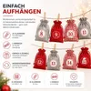 24 stuks adventskalender zakjes om te vullen, Productafbeelding-voorbeeld 4