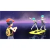 Three characters in a video game setting with a purple and starry background. Produktbild-Vorschau