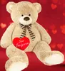 BRUBAKER Riesiger XXL Teddybär 150 cm groß Beige mit einem Produktbild-Vorschau 7