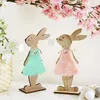 COM-FOUR® 2x Deko Aufsteller für Ostern - Osterhase im Produktbild-Vorschau 2