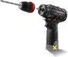 A cordless drill and a drill bit are shown separately against a white background. Produktbild-Vorschau