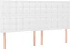 vidaXL Boxspringbett mit Matratze Weiß 180x200 cm Produktbild-Vorschau 6
