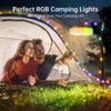 Camping-Lichterkette,2-in-1 bunte Lichterkette,10M Produktbild-Vorschau 7