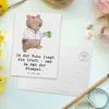 Mr. & Mrs. Panda Postkarte Beamtin Kraft - Weiß - Geschenk, Produktbild-Vorschau 3