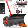 MASKO® Schneeschaufel auf Rädern höhenverstellbar - 5-Fach Produktbild-Vorschau 1