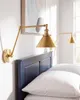 BELIANI Wandleuchte Gold Metall 2er Set mit langem Produktbild-Vorschau 4