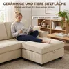 Divano angolare HOMCOM, 216 cm, a forma di L, con Anteprima dell’immagine prodotto 6