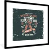 MuchoWow® MuchoWow® Gerahmtes Poster Jahrgang - Skelett - Produktbild-Vorschau 1