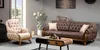 Dreisitzer Stoff Sofa Couch Polster Möbel Klassisch Produktbild-Vorschau 3