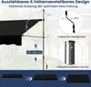 Diagrams and text illustrating the features of a retractable awning. Náhled obrázku produktu