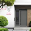 Nástěnná venkovní lampa IP44 bílá E27 sklo hliník námořní Náhled obrázku produktu 3