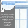 WOMETO Filo per tende da porta 90x245 cm blu azzurro - filo Anteprima dell’immagine prodotto 3