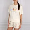 DISNEY Winnie Puuh cremig-gelber Damen-Zweiteiler-Pyjama, Produktbild-Vorschau 6