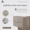 RODAN | Koupelnová Skříňka - 80 CM - Béžový Mat - MDF - 2 Náhled obrázku produktu 2