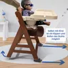 Rollen Räder passend für Hauck Hochstuhl Alpha Plus Baby Produktbild-Vorschau 3