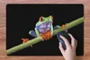 MuchoWow® Schreibtischunterlage Frosch - Pflanze - Schwarz Produktbild-Vorschau 3