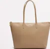LACOSTE LARGE COATED CANVAS TOTE HellBraun Produktbild-Vorschau 5